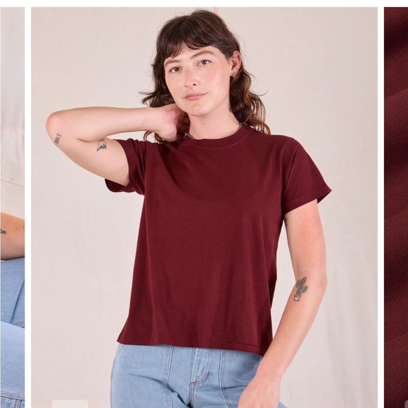 Big bud press organic vintage tee NIP size XL pink - Picture 2 of 4